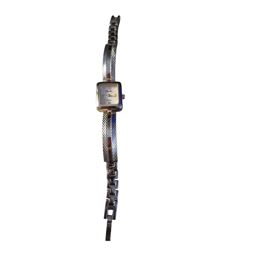 Fiorlini Ladies‎ Watch New Battery Tank styled Silver toned Minimalist Art Deco
